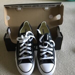 Converse Black & White Low Top Sneakers